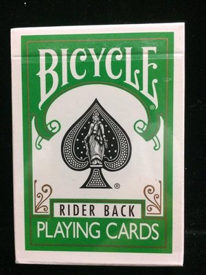 綠色BICYCLE撲克牌 綠色bicycle牌 綠色單車牌 綠色單車撲克牌