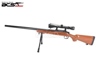 【BCS】送BB彈槍袋FS AL03S M170升級版仿木紋色 手拉空氣狙擊槍 鋼製組鐵蹺蹺板-FSAL03S