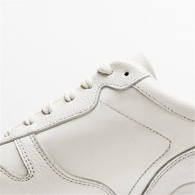 100％原廠 Massimo Dutti女鞋 春夏新款真皮系帶厚底休閑運動鞋女Massimo Dutti女鞋