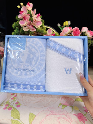 英國韋奇伍德WEDGWOOD毛巾禮盒 100%純棉