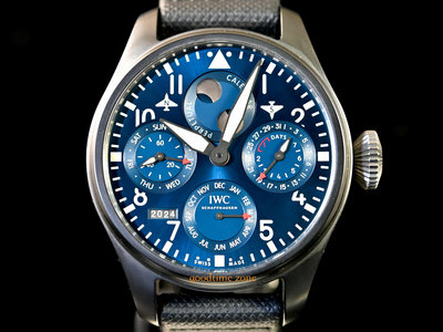 [好時計] IWC Pilot's Watch  IW503001 大型飛行員腕錶7日鍊 南北半球 萬年曆 46.5mm WS959