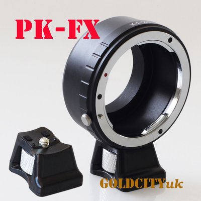 pk-FX帶腳架 Pentax賓得士PK鏡頭轉富士X-PRO1 X-E1 X-M1 M-A1 轉接環