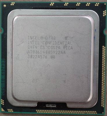X5672四核心LGA1366 X58 QS XEON CPU工程Q4F4 4核心95W正顯(X5667 I7-960)