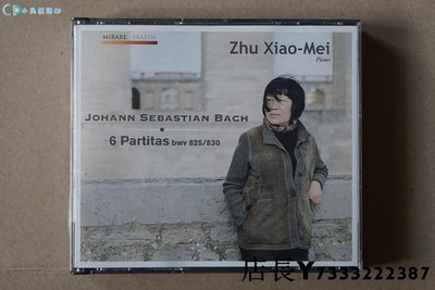 小吳優選 全新CD 朱曉玫 巴赫 鋼琴曲 六首帕蒂塔 BACH Partitas BWV825-830 2CD