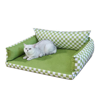 精品貓窩四季通用寵物睡覺沙發窩可拆洗貓狗睡墊貓床夏天狗窩寵物用品