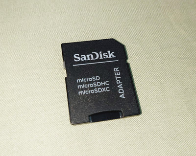 現貨 SD轉接卡.SanDisk adapter TF microSD microSDHC microSDXC 轉 SD 轉卡.黑色