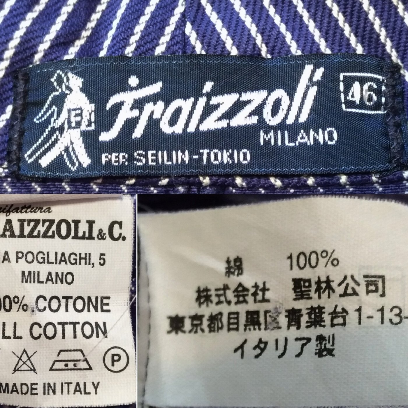 FRAIZZOLI &C MADE IN ITALY MILANO メンズ-