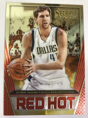 Dirk Nowitzki Mavericks #37 2013-14 Panini Select Red Hot