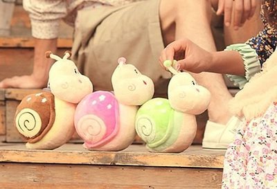 宇禾毛絨玩具特價 彩色小蝸牛公仔 帶吸盤 布娃娃 創意禮物婚慶娃娃 車載飾品