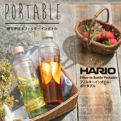 日本製 HARIO 波特寶粉色 冷泡茶 茶壺 冷水壺 耐熱【全日空】