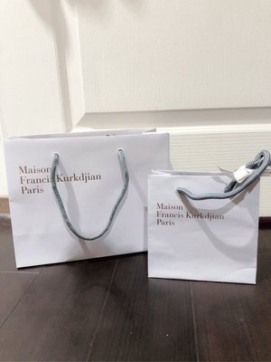 全新正品 MFK 專櫃紙袋 附緞帶和包裝紙 Maison Francis Kurkdjian Paris