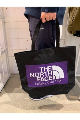 【小鹿♥臻選】THE NORTH FACE PURPLE LABEL 紫標 Logo Tote 托特包 預購