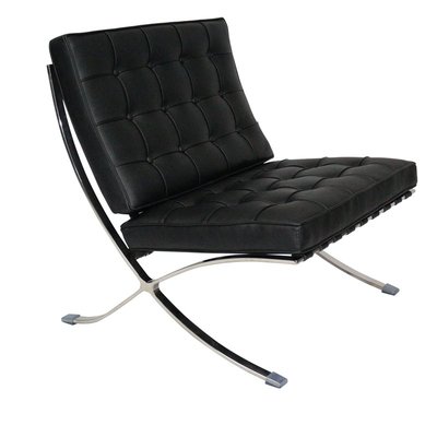 雲雅居北歐巴塞羅那椅子Barcelona Chair現代真皮沙發設計師單人休閑椅