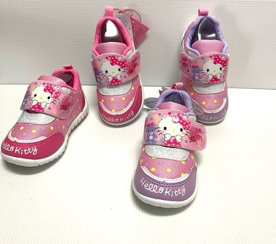 專櫃 Hello Kitty 722123最新款 運動鞋 布鞋 臺灣製造MIT 14~18號 紫粉 桃粉色