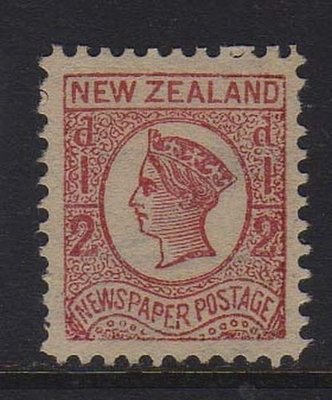 【雲品一】紐西蘭New Zealand 1875 Newspaper Sc P3b no gum 庫號#BF505 66526