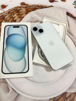 💜台北iPhone專賣店💜️拆封新品️電池100%🍎 Apple iPhone 15 128G藍色🍎