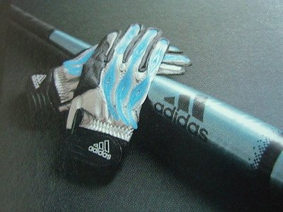 貳拾肆棒球--日本帶回adidas頂級打擊手套/水藍