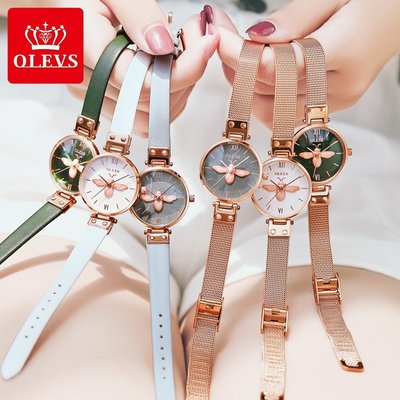 【潮裡潮氣】OLEVS歐利時品牌手錶學生簡約插件風潮女士手錶女表6895