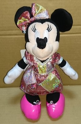 2018日本東京迪士尼 35週年nightfall glow 情人米妮 玩偶 絨毛娃娃 珠鍊別針 吊飾掛飾, 米老鼠