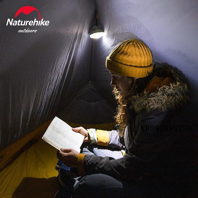 營地燈Naturehike挪客露營燈led充電帳篷燈掛式便攜戶外野營照明營地燈露營燈