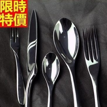 西式餐具組含刀叉餐具-精緻簡約不鏽鋼牛排刀子叉子勺湯匙5件套西餐具套組68f15[獨家進口][米蘭精品]