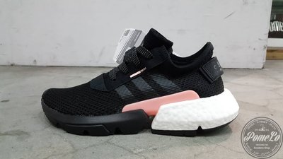 POMELO柚 Adidas POD S3.1 BOOST 黑白 粉紅 透氣 網布 軟底 慢跑鞋 鞋 B37447