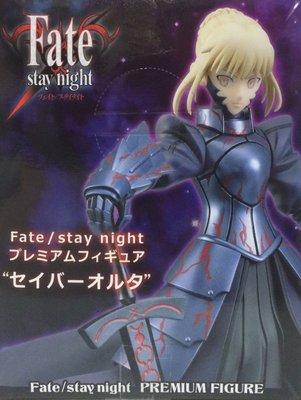 日本正版 景品 SEGA Fate/stay night 黑Saber Alter PM 模型 公仔 日本代購