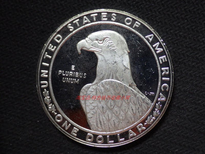 銀幣特價 美國1983年洛杉磯奧運會精制1美元紀念銀幣 獲獎幣 美洲錢幣