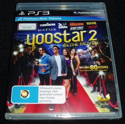 PS3 MOVE 電影卡拉 OK 2：好萊塢巨星 Yoostar 2: In The Movies (英文版)   【板橋魔力】