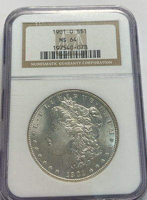 NGC  MS64 美國摩根銀幣1901125