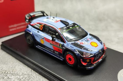 【熱賣精選】汽車模型 車模 收藏模型IXO 1/43 現代 20 WRC#5 Winner Rally Portugal 2018 拉力