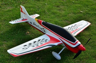 《TS同心模型》新款F3A(雲雀)特技機-紅色圖裝 EPO耐衝撞材質-遙控飛機(空機身)