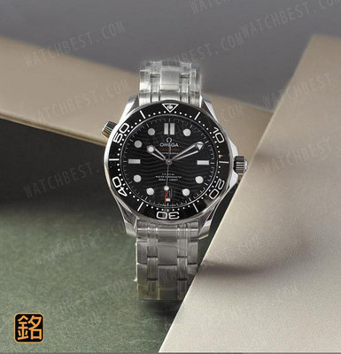 大銘腕錶 全新現貨 OMEGA 歐米茄 黑海馬鍊帶 42MM OA243577