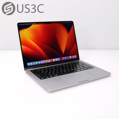 【US3C-桃園春日店】2021年 公司貨 Apple MacBook Pro Retina 14吋 M1 Max 10C24G 64G 1TB 銀