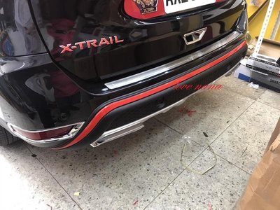 [[娜娜汽車]]日產 2018 x-trail 專用 空力套件 運動版 尾飾管 大包 小改款專用