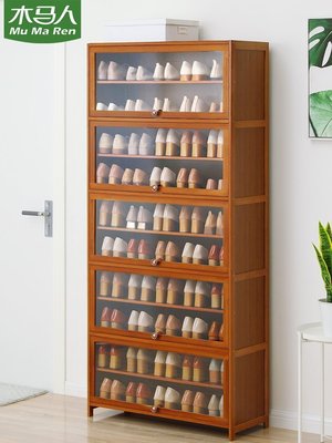 室內實木大型鞋柜鞋架子門口多層超大容量防塵家用簡易現代收納架Y10月3日