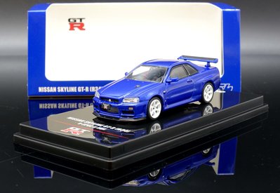 【MASH】現貨特價 INNO64 1/64 Nissan GT-R R34 V-SPEC II NUR Blue