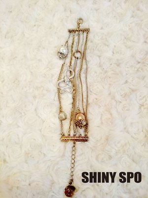 SHiNY SPO 日本品牌 Lagunamoon 個性古羅馬金幣 蛇 珠寶 綴飾手鍊 特價