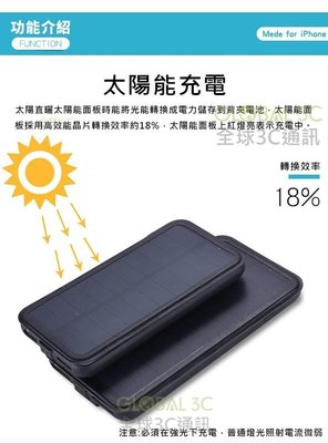 太陽能充電 iphone6 6s 7 8 Plus 5000mAh 充電殼 充電手機殼 背夾電池 行動電源