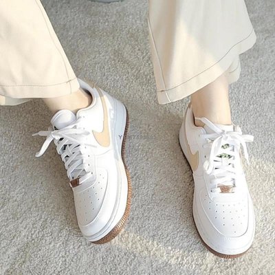 Nike AF1 07 LV8 Rhubarb 白卡其 軟木塞 低幫休閒滑板鞋CZ0338-101男女鞋