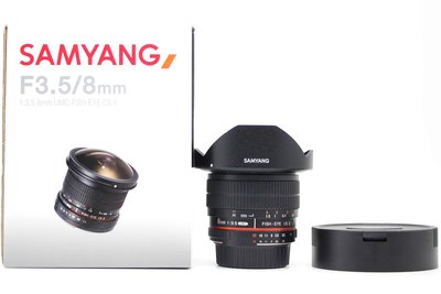 【高雄青蘋果3C】Samyang 8mm F3.5 Fisheye For Nikon AE II 二手鏡頭#78874