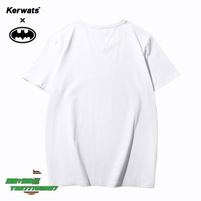 【熱賣精選】蝙蝠俠周邊KERWATS X DC聯名batman新蝙蝠俠短袖t恤衣服大碼情侶裝夏裝男女