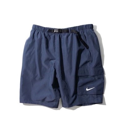NIKE  EXCLUSIVE SWIM CARGO SHORT PANTS 可下水 海灘褲 深藍 海灘褲 日本限定