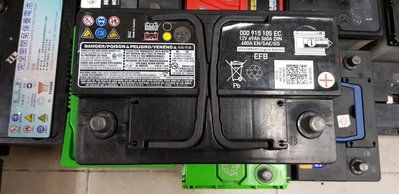 (二手中古電池) 福斯原廠VW LN3 EFB 歐規69AH 免保養汽車電池 數值漂亮，品項優 同57220 歐系車專用