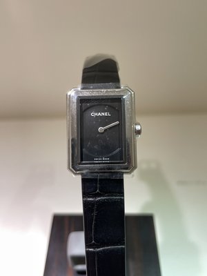 【 大西門鐘錶 】香奈兒 Boy Friend  H5317 基本款 黑色石英皮帶錶款