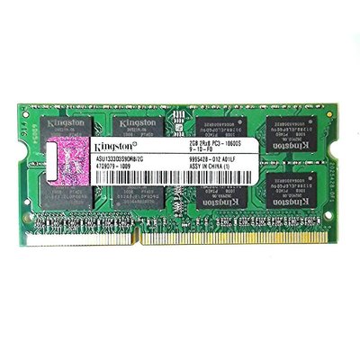 希希之家金士頓 2GB DDR3 筆記本電腦 RAM 1333mhz PC3-10600S SODIMM 筆記本內存