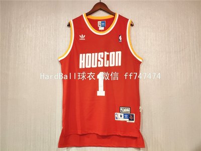 崔西·麥葛瑞迪(McGrady)NBA 休士頓火箭隊球衣 ADIDAS版1號 紅色