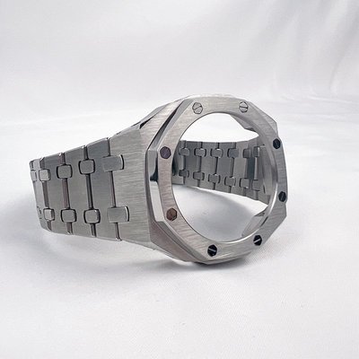 農家橡樹GA2100改裝配件金屬表殼表帶手表配件男表不銹鋼表殼表帶