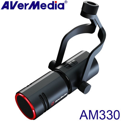 【MR3C】限量 含稅附發票 AverMedia 圓剛 AM330 黑鳩 動圈式 XLR 麥克風