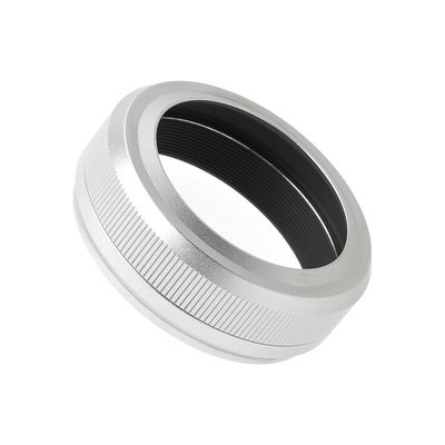【傑米羅】JJC Fujifilm X70 金屬遮光罩+轉接環 (LH-JX70II 銀色) 可裝原廠鏡頭蓋